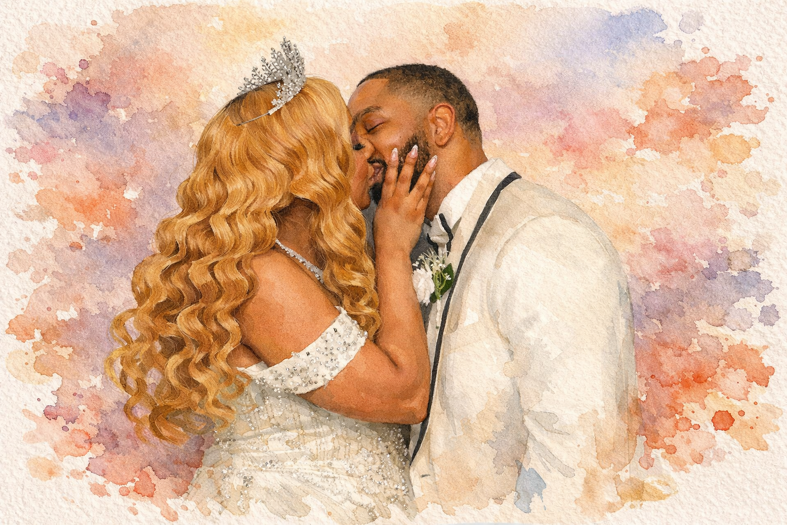 AI Watercolor Portraits