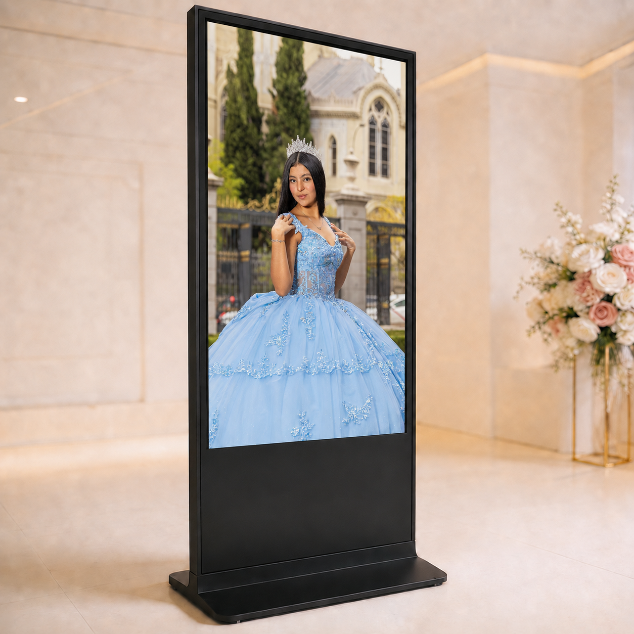digital signage quinceanera birthday event Charlotte digital signage quinceanera birthday event Charlotte